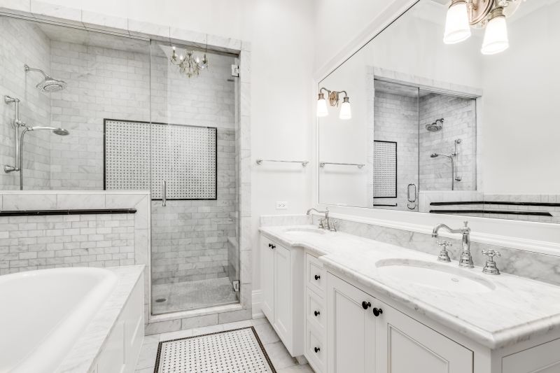 Open-Plan Bathroom with Walk-in Shower